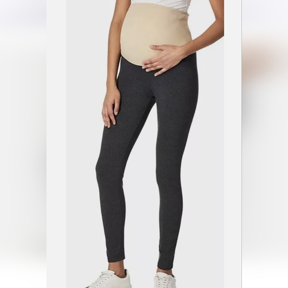 Motherhood Pants - Motherhood Maternity Gray Leggings